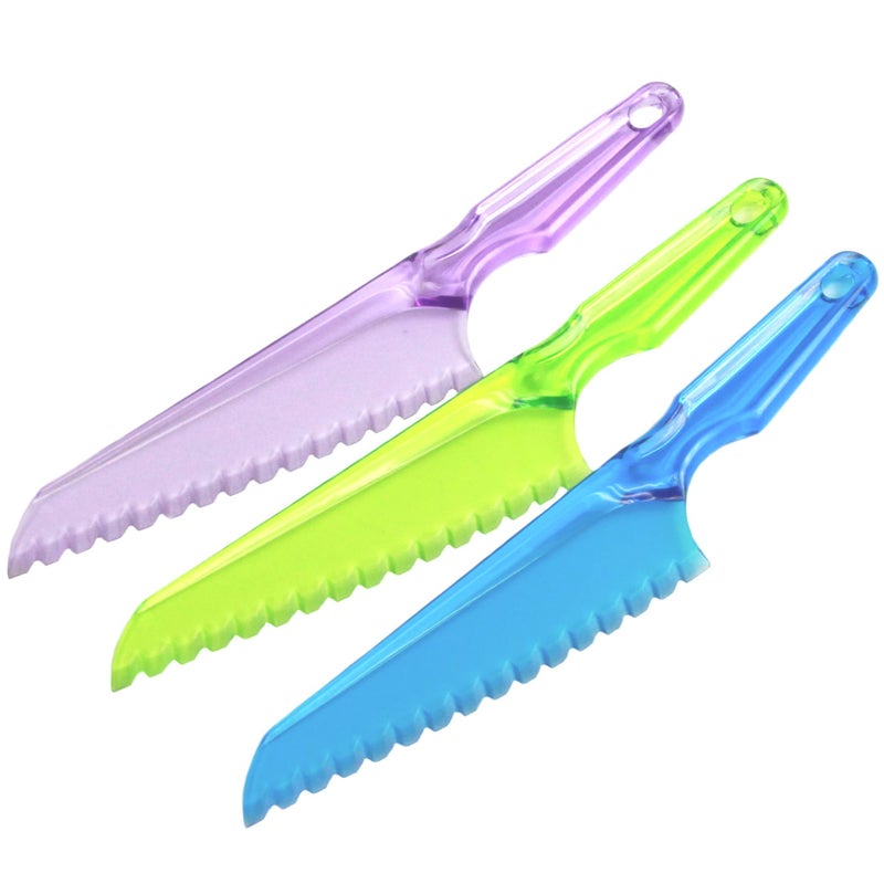 Chef Craft Select Plastic Lettuce Knife, 7 inch blade 12 inches in length, Color May Vary - Image 1